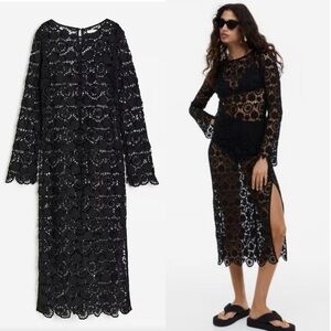 Blogger Fave H&M crochet maxi dress small
